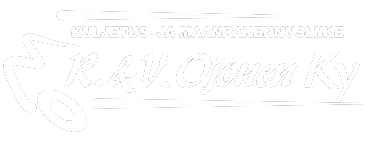 kuljetus- ja maanrakennusliike R & V ojonen logo